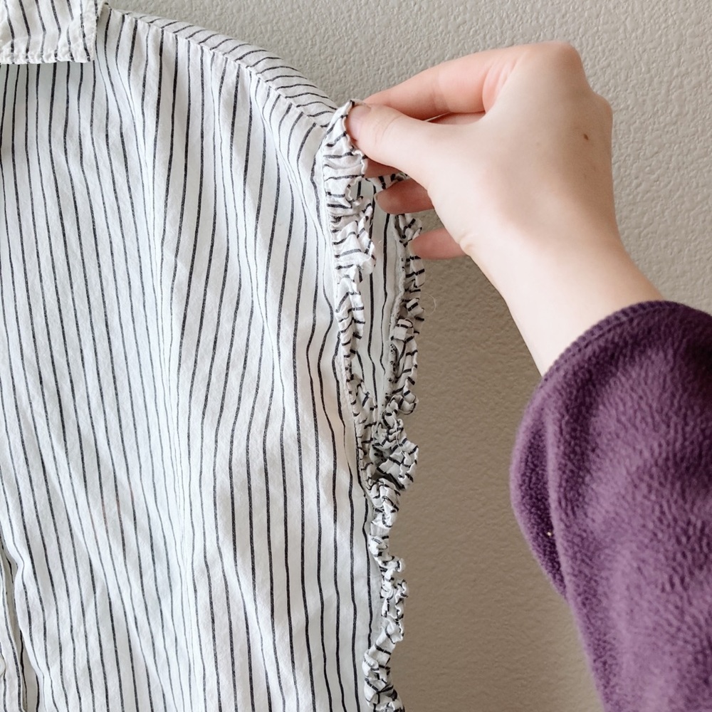 Oversized beachy button down top - Picture 2 of 2
